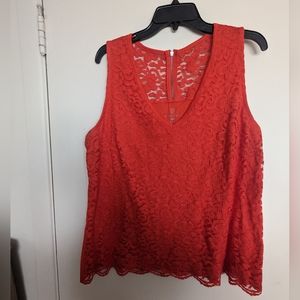 Lace tank top